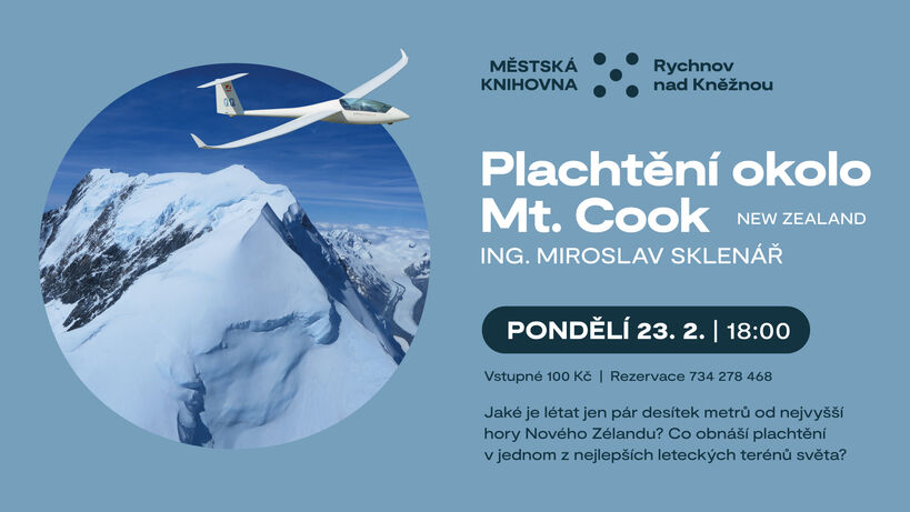 pozvánka na přednášku o plachtění